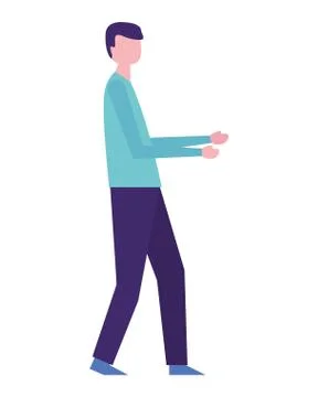 Volunteers help work Stock Illustration
