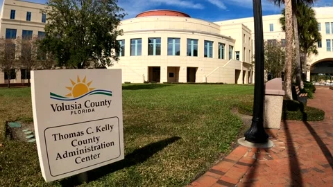 Volusia County Administration Building Stock Footage 146249467
