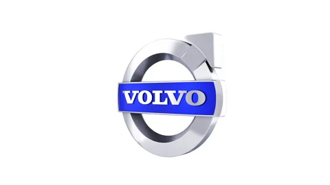 VOLVO logo animation loop Stock Footage 86064269