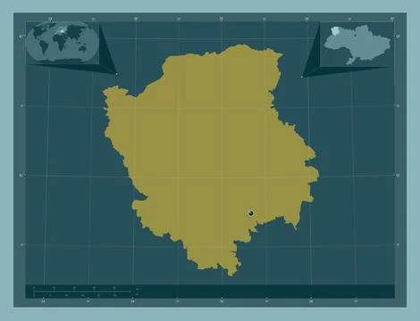 Volyn, Ukraine. Solid color shape Stockillustratie