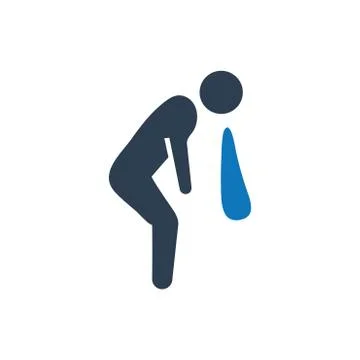 Vomiting Icon Illustrazione stock