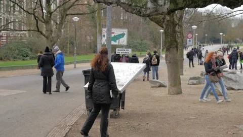 VondelPark Amsterdam Stock Footage 123672709