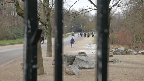 VondelPark Amsterdam 스톡 동영상 123672721