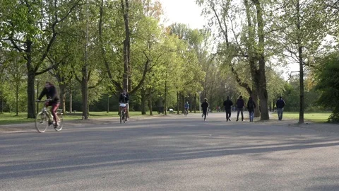 Vondelpark Timelapse 스톡 동영상 77300867