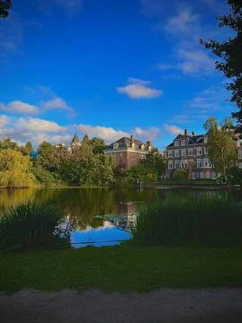 Vondelpark View Stock Photos
