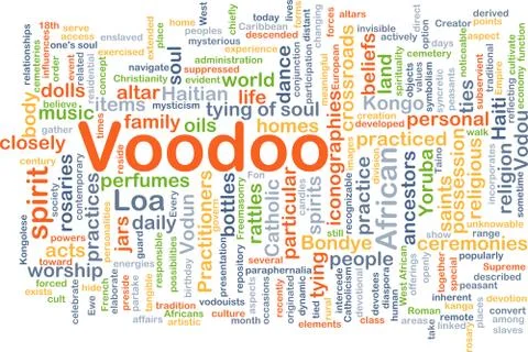 Voodoo background concept Stock Illustration