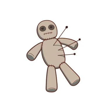 Voodoo doll Stock-Illustration