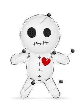 Voodoo doll Stock Illustration