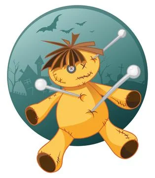 Voodoo doll Stock Illustration