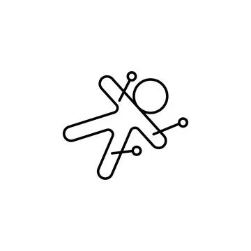 Voodoo, magic icon. Element of magic for mobile concept and web apps icon. Thin Stock Illustration