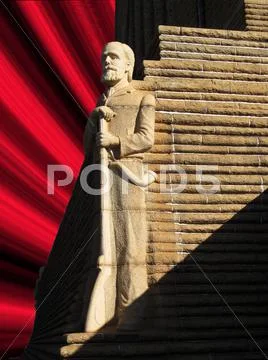 Voortrekker monument boer general Stock Illustration