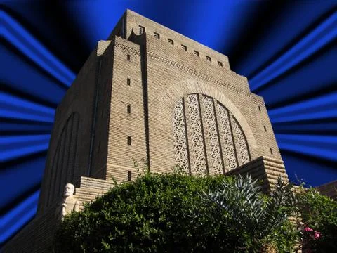 Voortrekker monument looking up Stock Illustration