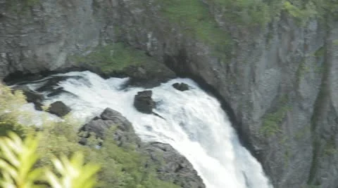 Voringsfoss waterfall 2 Stock Footage 11898088