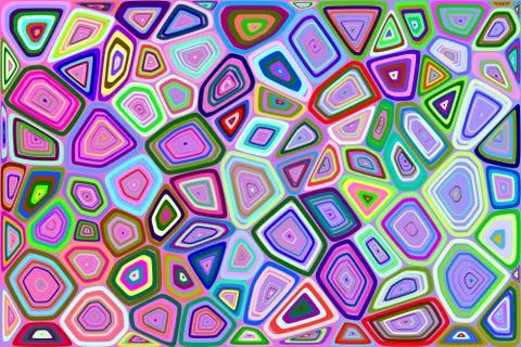 Voronoi background Stock Illustration