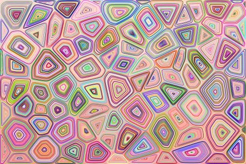 Voronoi background Stock Illustration