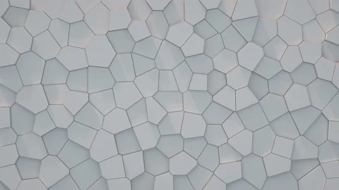 Voronoi Background Looping Video Stock Footage 197053585