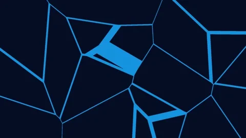 Voronoi Glass Cells 库存影片 338082976