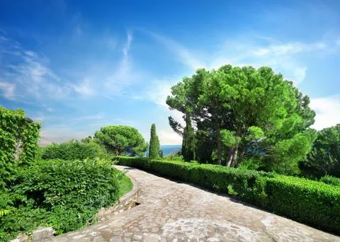 Vorontsov garden Fotos Stock
