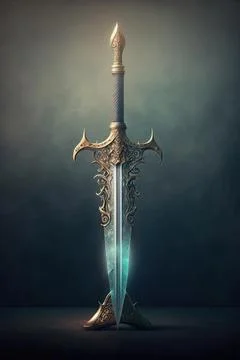 Vorpal sword Stock Illustration