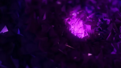 Vortex Abstract Polygon Field Loop Stock Footage 223504494