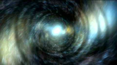 Vortex abstract space tunnel Stock Footage