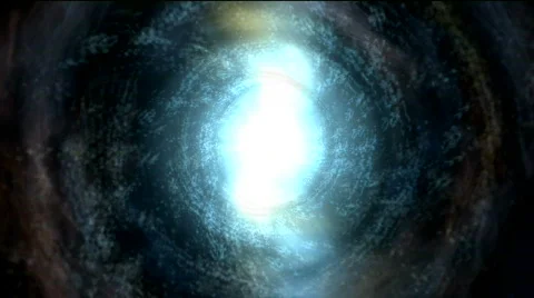 Vortex abstract space tunnel Stock Footage