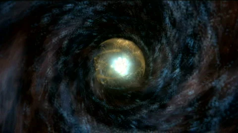 Vortex abstract space tunnel Stock Footage 284767
