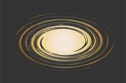 Vortex -  abstract vector illustration. Galaxy shape. Text template. Swirl shape Stock Illustration