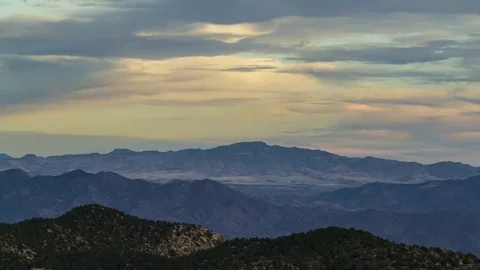 Vortex: Airport Mesa with Clouds during Sunset Stock Footage 70717188