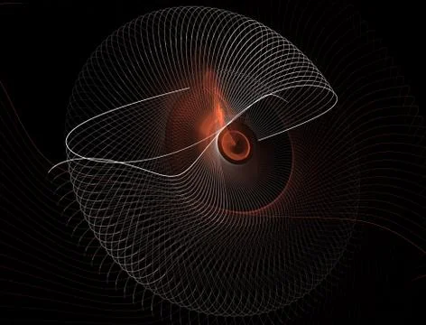 Vortex and rotation pattern Stock Illustration