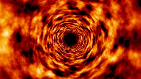 Vortex of Blazing Orange and Red Flames Background Animation Stock Footage 300143021