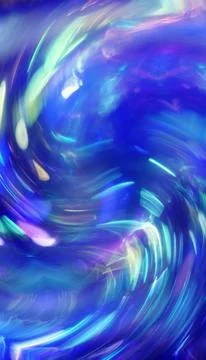 A vortex of blue lights glare flashes and reflections. Abstract futuristic .. Stock Photos