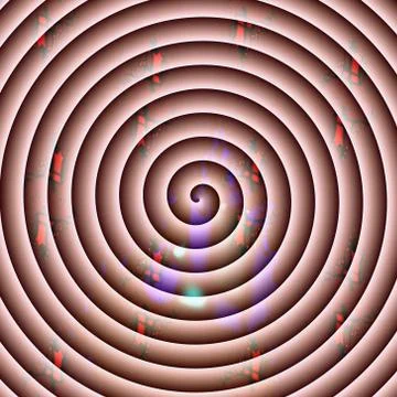 Vortex in cacao Stock Illustration