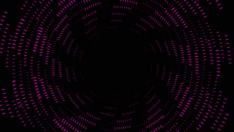 Vortex circle front CG particle motion graphics Video stock 199950556