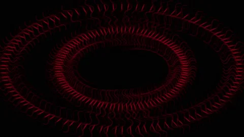 Vortex circle front CG particle motion graphics Video stock 199950772