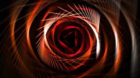 Vortex circle front CG particle motion graphics Stock Footage 199951661