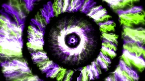 Vortex circle front CG particle motion graphics Stock Footage 199953170