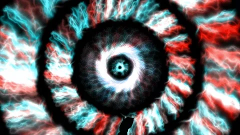 Vortex circle front CG particle motion graphics Video stock 199953248
