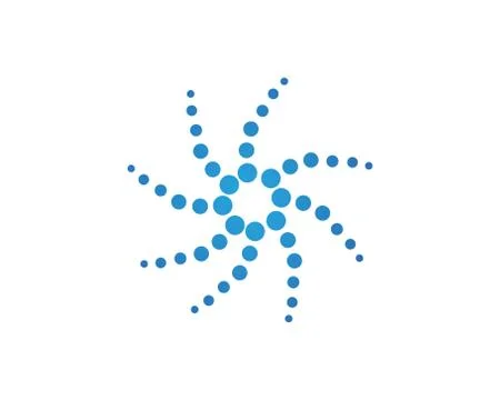 Vortex circle logo and symbols template vector Stock Illustration