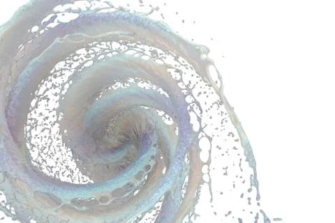 Vortex of colored liquid Stock Illustration