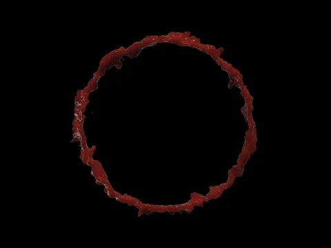 Vortex Dark Red Liquid Flat View 스톡 동영상 248139866