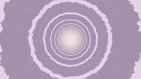 Vortex design with circular patterns in light purple tones Stock Footage 337377968