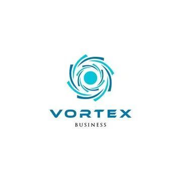 Vortex icon logo design inspiration Stock Illustration