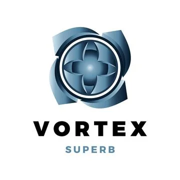 Vortex Icon Logo Design Template Stock Illustration
