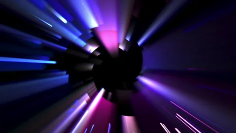 Vortex Light Glowing Purple Particles Loop High Energy Animation Abstract Stock Footage 316253250