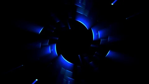 Vortex Light Rays Blue Particles Loop High Energy Animation Abstract Background Stock Footage 317004977