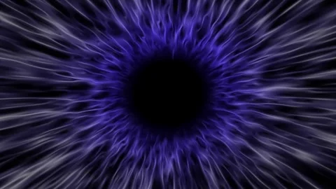 Vortex light tunnel, Blue lights in tunnel spiral wave vortex spiral. Stock Footage 266021775