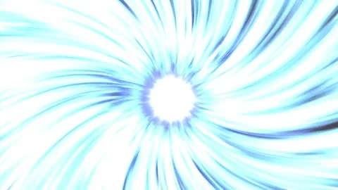 Vortex light tunnel, Blue lights in tunnel spiral wave vortex spiral. Stock Footage 266021898