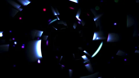 Vortex of Light VJ Loop Glowing Colorful Particles Animation Abstract Background Stock Footage 323459162