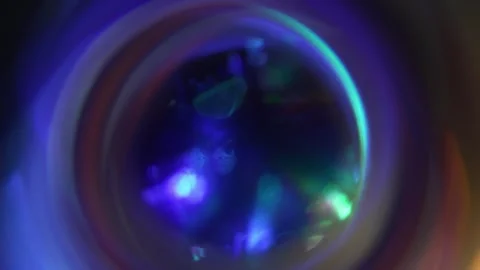 The vortex of lights. Abstract dark purple blue and pink background Stock Footage 315335123